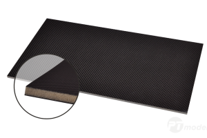 Carbon + Herex 3mm + Carbon, 290x160mm